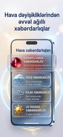 Weather Alerts — notification history on phone