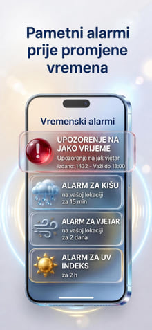 Weather Alerts — notification history on phone