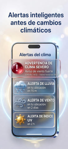Weather Alerts — notification history on phone