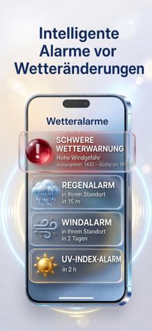 Weather Alerts — notification history on phone