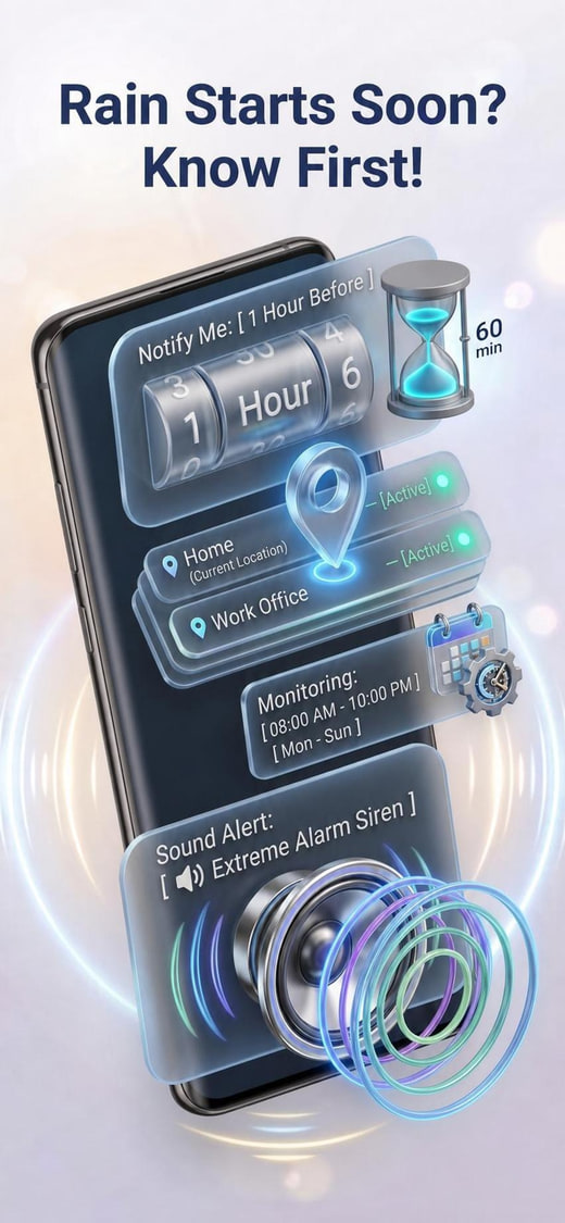 Weather Notification Weather Alerts — Custom Weather Push Notifications