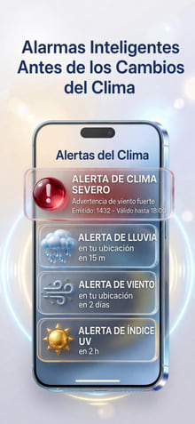 Weather Alerts — notification history on phone