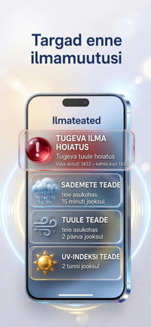 Weather Alerts — notification history on phone