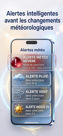 Weather Alerts — notification history on phone