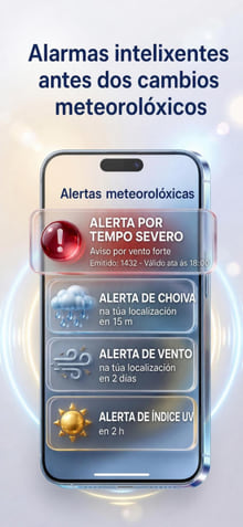 Weather Alerts — notification history on phone