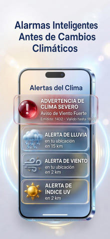 Weather Alerts — notification history on phone