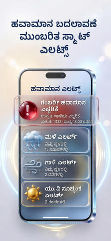 Weather Alerts — notification history on phone