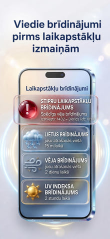 Weather Alerts — notification history on phone
