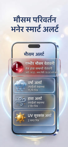 Weather Alerts — notification history on phone