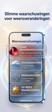 Weather Alerts — notification history on phone