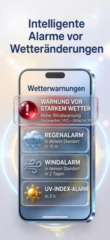 Weather Alerts — notification history on phone