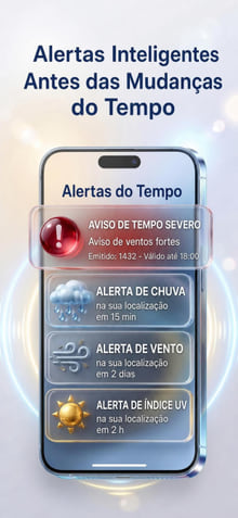 Weather Alerts — notification history on phone