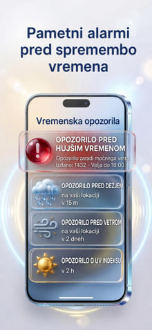 Weather Alerts — notification history on phone