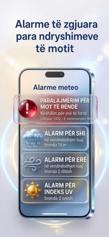 Weather Alerts — notification history on phone