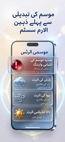 Weather Alerts — notification history on phone